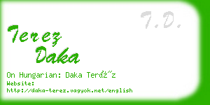 terez daka business card